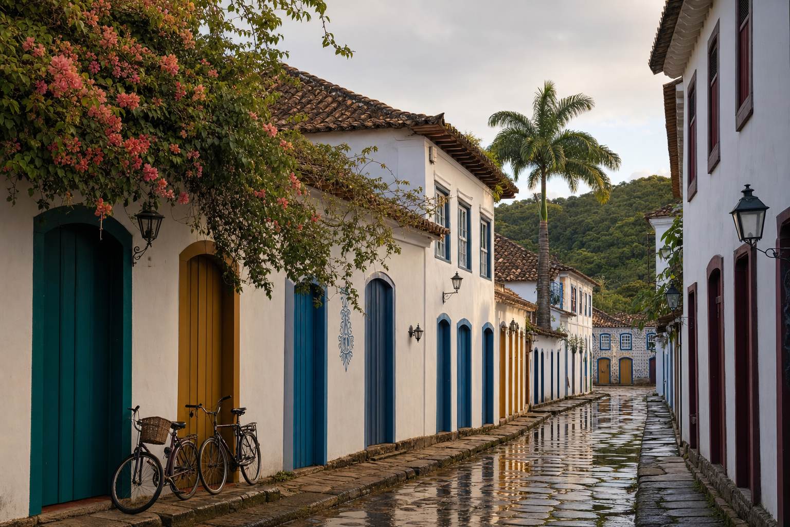 Casario histórico e colorido de Paraty